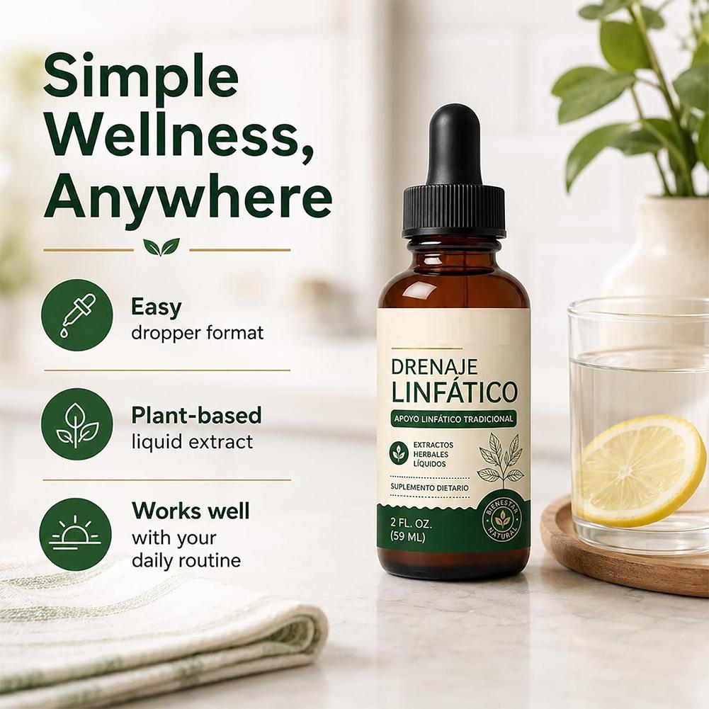 Herbal Supplement - Gouttes de soutien à la drainage