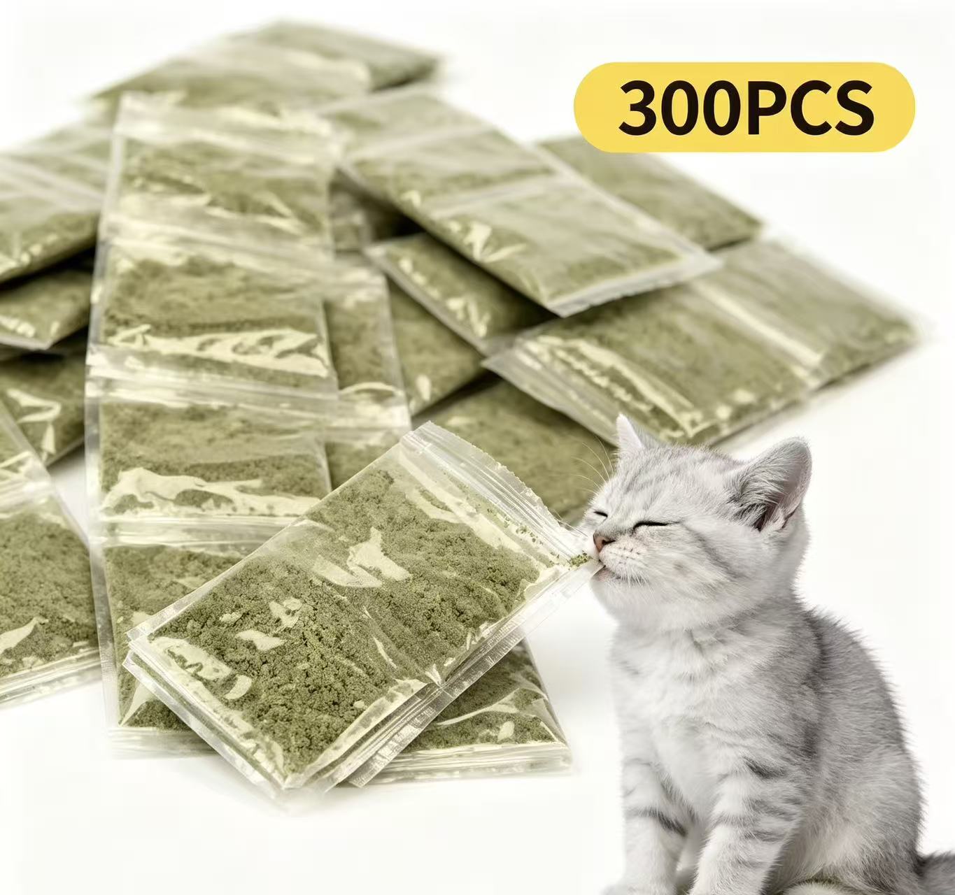 Dried Herbs - 10 sachets individuels de catnip naturel