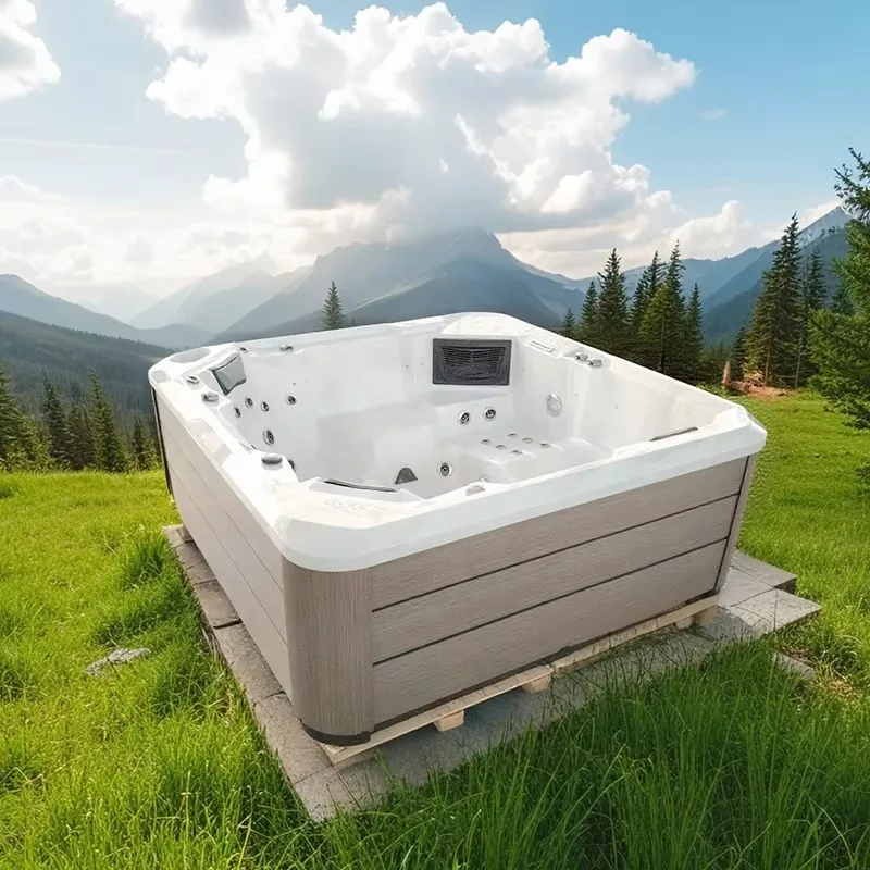 Bain à remous extérieur en acr - Review Wellness avis et prix