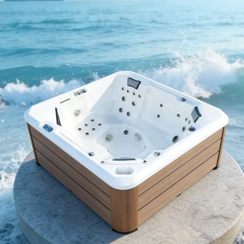 Bain à remous extérieur en acr - Review Wellness avis et prix